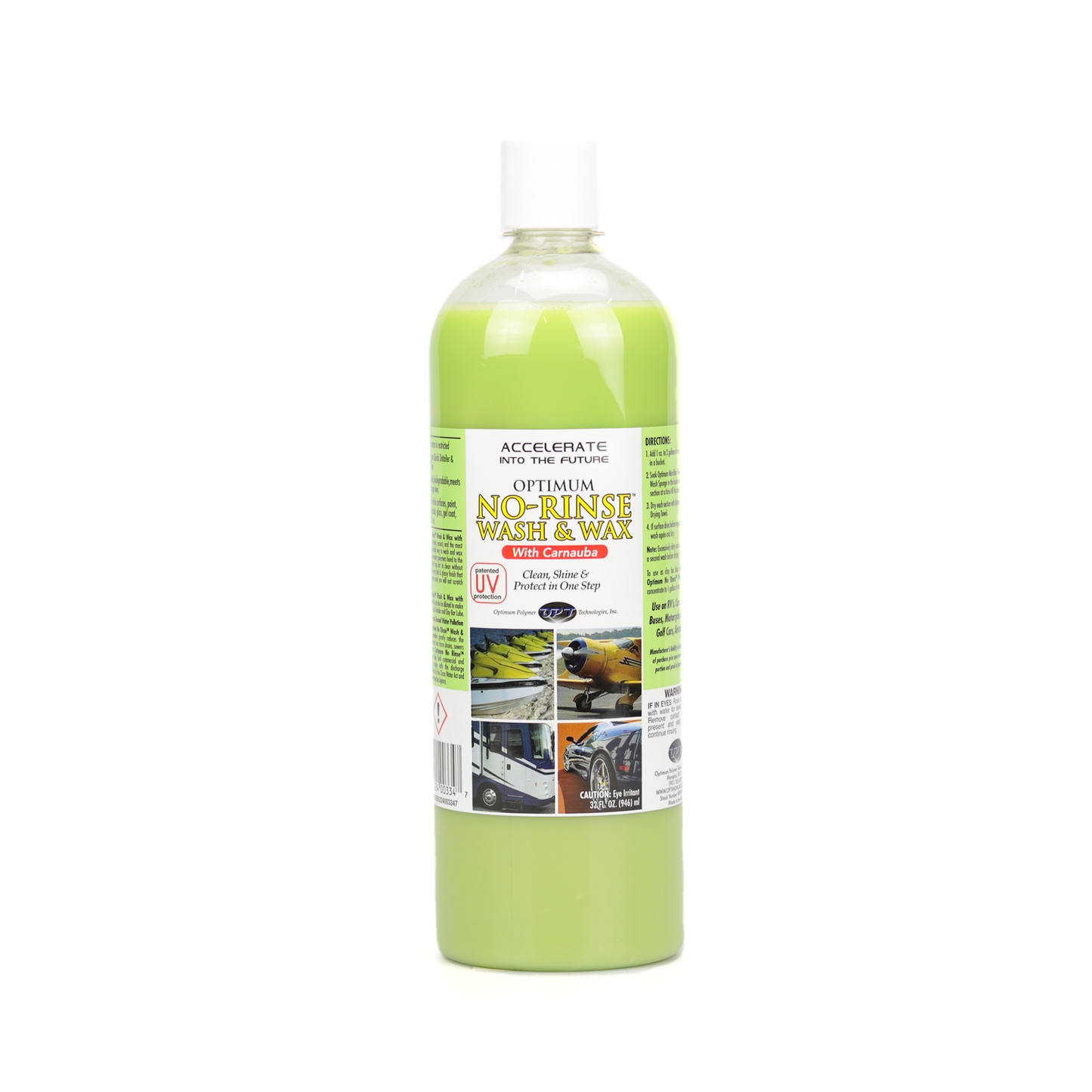 Optimum No Rinse™ Wash & Wax – Lavagem Rápida com Proteção de Cera Integrada