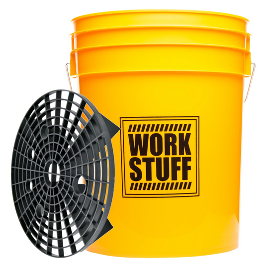 Work Stuff Detailing Bucket Yellow Wash 20L – Balde de Lavagem Automóvel
