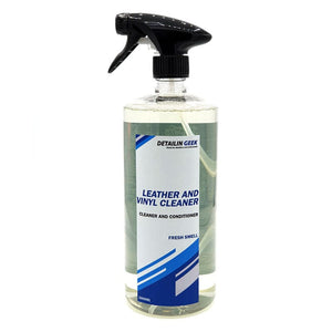 Detailing Geek Leather and Vinyl Cleaner – Limpeza de Pele e Vinil com Aroma Fresco