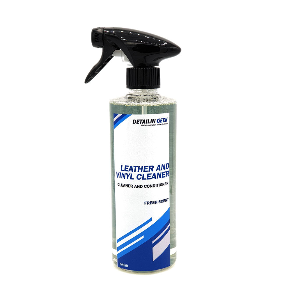 Detailing Geek Leather and Vinyl Cleaner – Limpeza de Pele e Vinil com Aroma Fresco