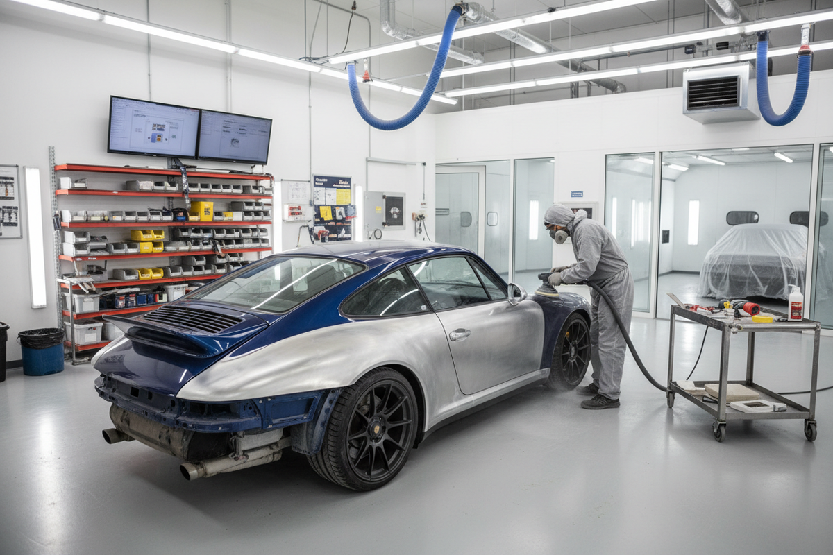 Serviço de chaparia e pintura Santa Maria da Feira